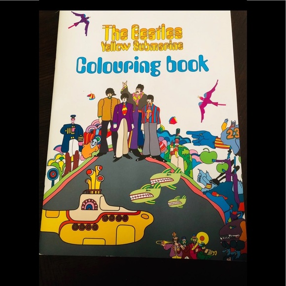 The Beatles Other The Beatles Coloring Book Poshmark The Beatles Other The Beatles Coloring Book Poshmark
